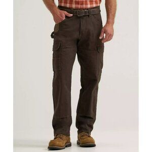 Wrangler Riggs Workwear Fit Cargo Pants Relaxed Size 42 Ripstop Durable Workwear